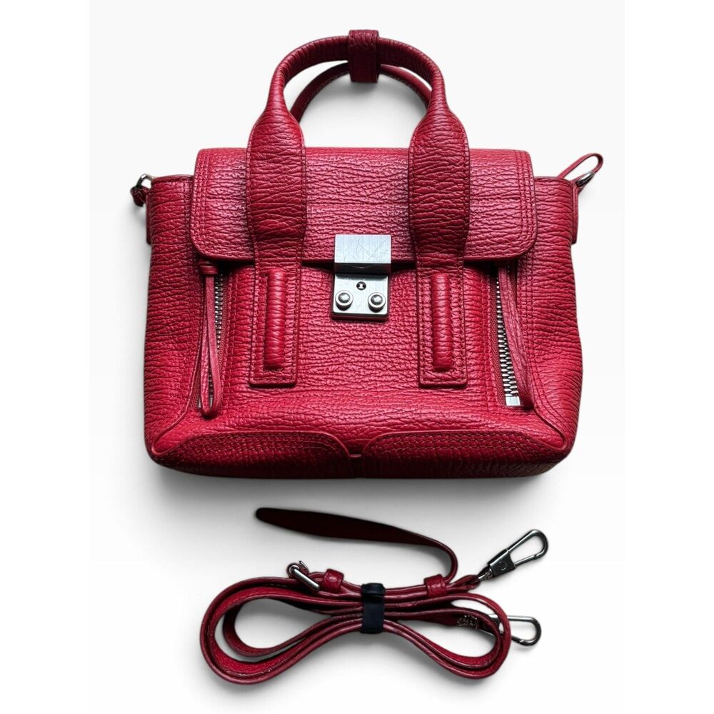 3.1 Phillip Lim Pashli Mini Satchel Red Leather Crossbody